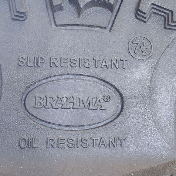 Steel Toe Brahma Black Rubber Slip-Resistant Sole main image 7